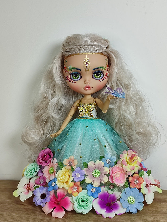 Custom Blythe doll Flower Princess