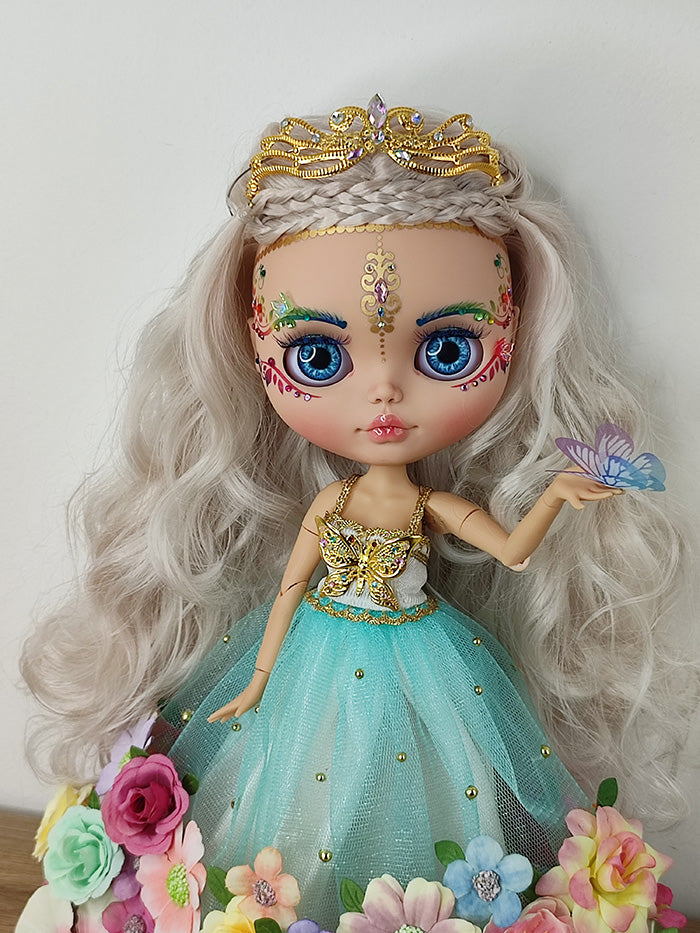 Custom Blythe doll Flower Princess