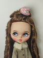 Hair clip - small hat for Blythe doll