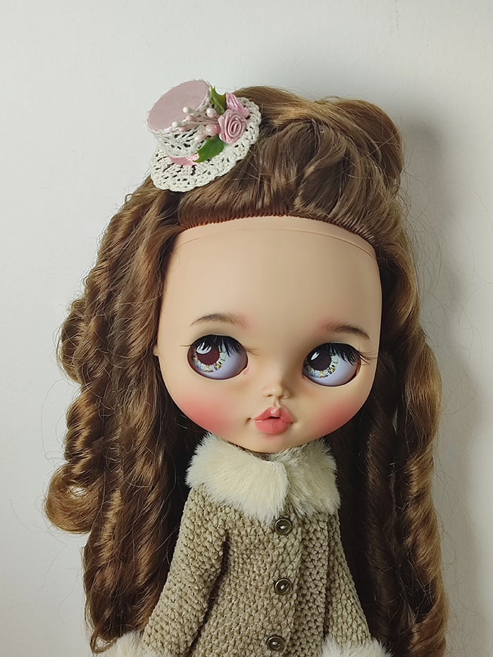 Hair clip - small hat for Blythe doll