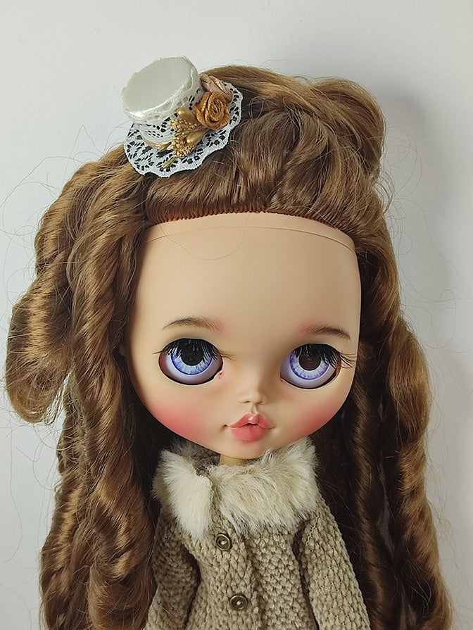 Hair clip - small hat for Blythe doll